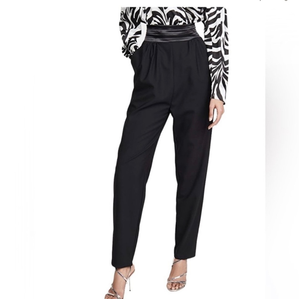 Ronny Kobo Black Alexandra Wool Pants